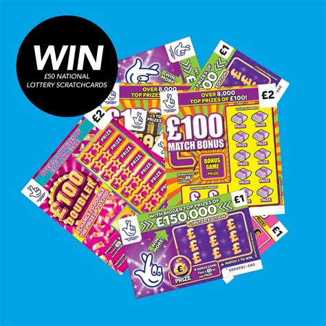current national lottery scratchcards.